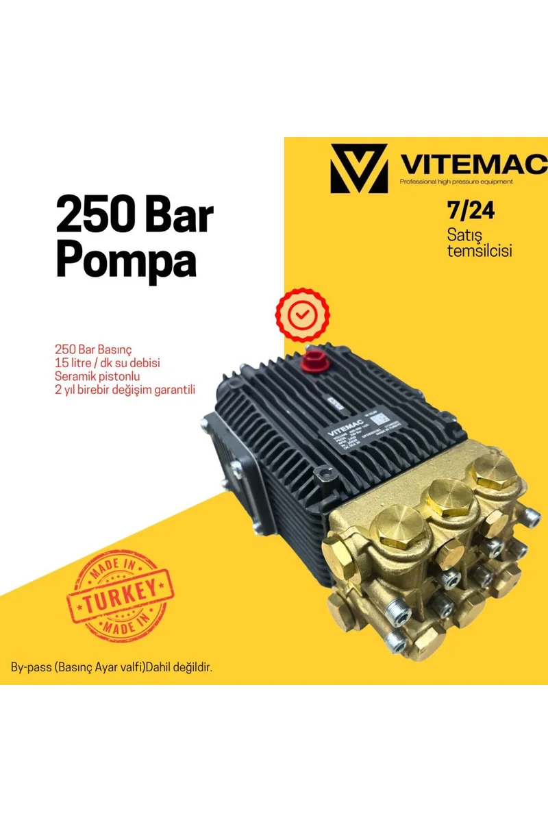 250 Bar Pompa (Bypass Hari̇ç)