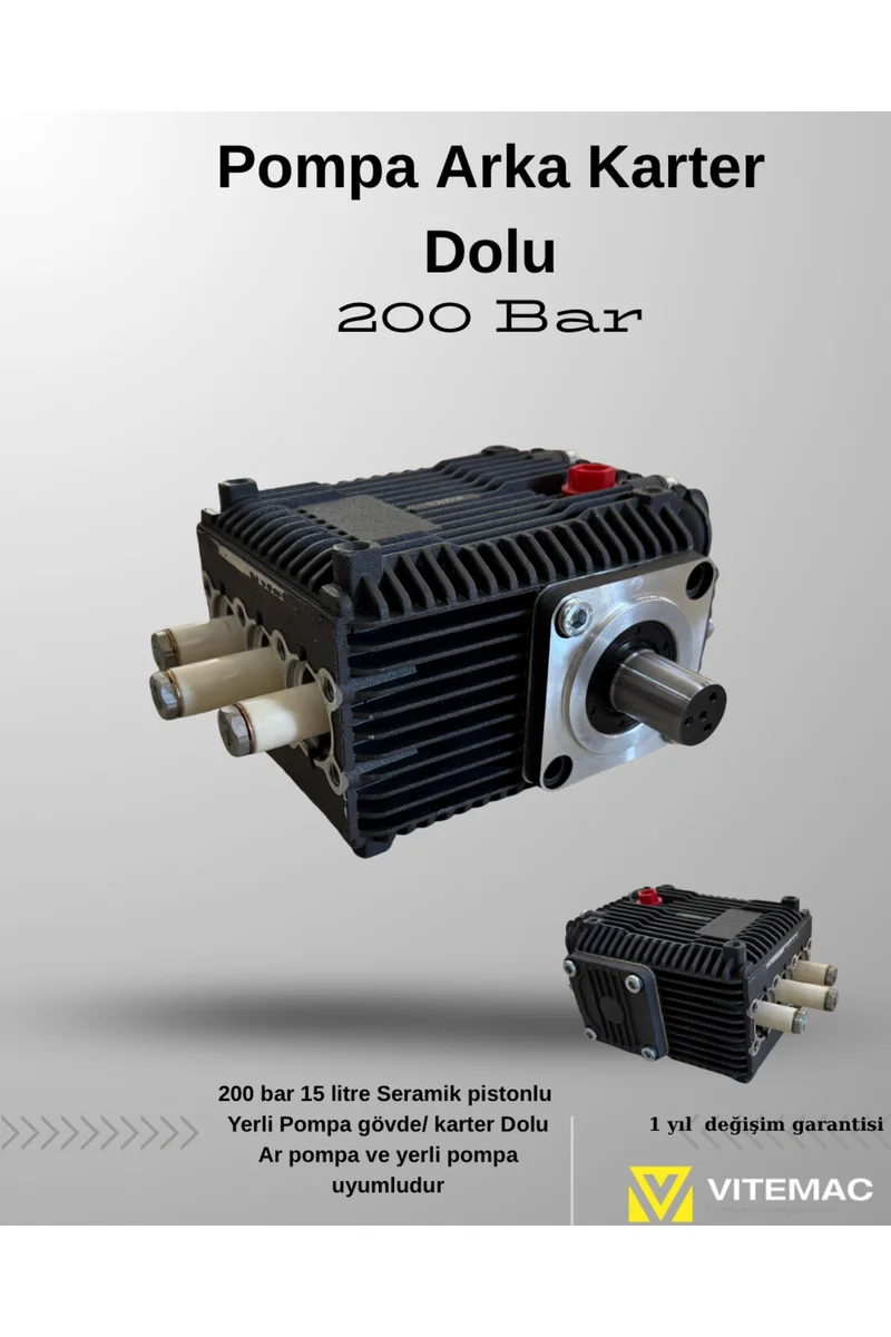 200 Bar Dolu Pompa Karteri