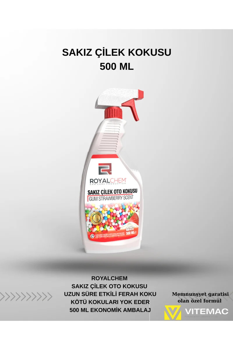 Royalchem Sakiz Çi̇lek Oto Kokusu 500 Ml